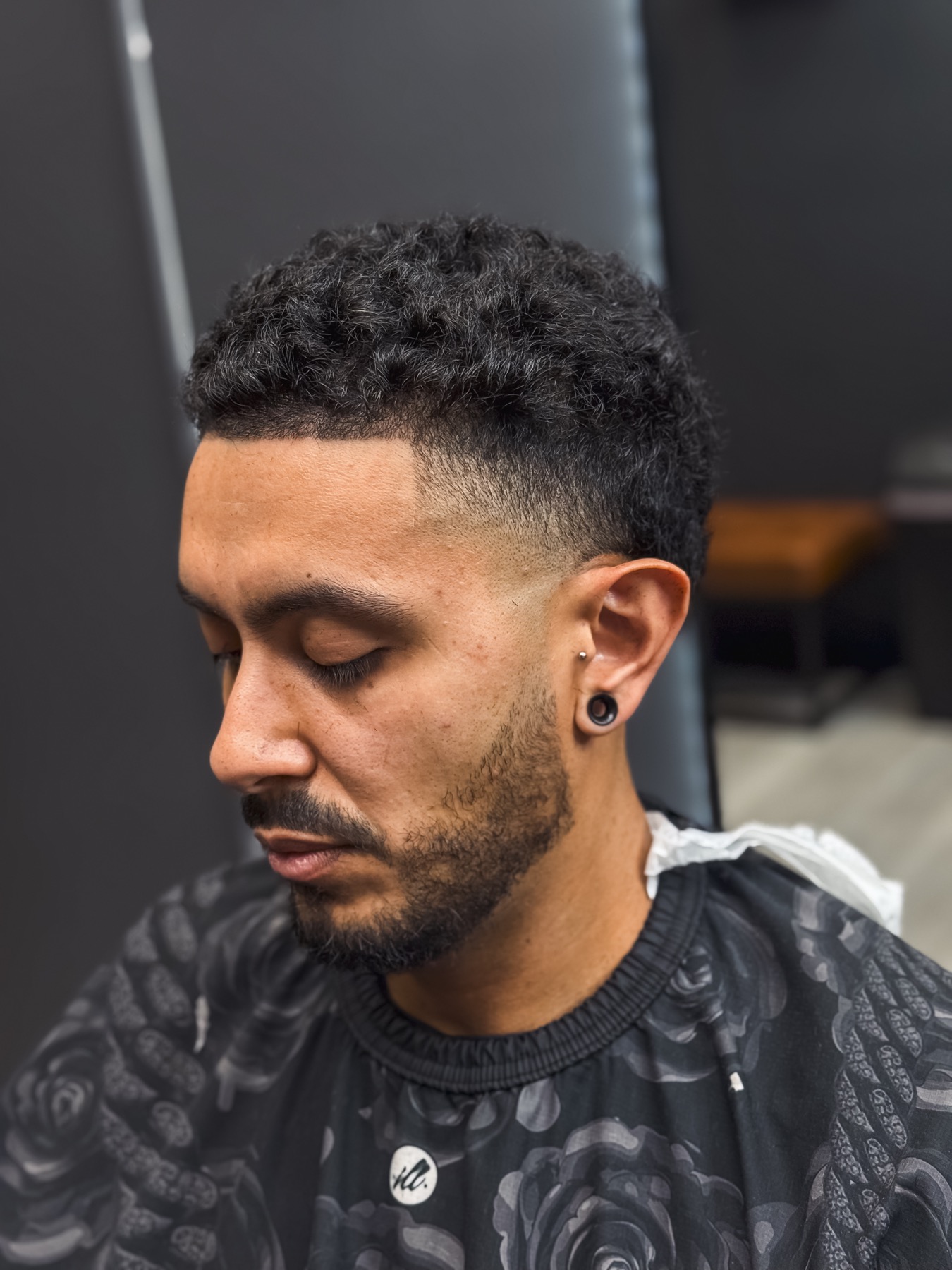 Natural textured fade by DNA Barbershop